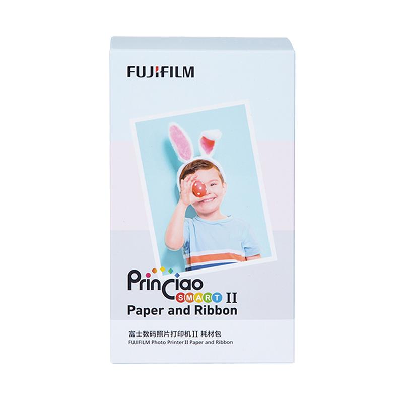Photo paper and ribbon, printed via thermal system (Paper + Ribbon)