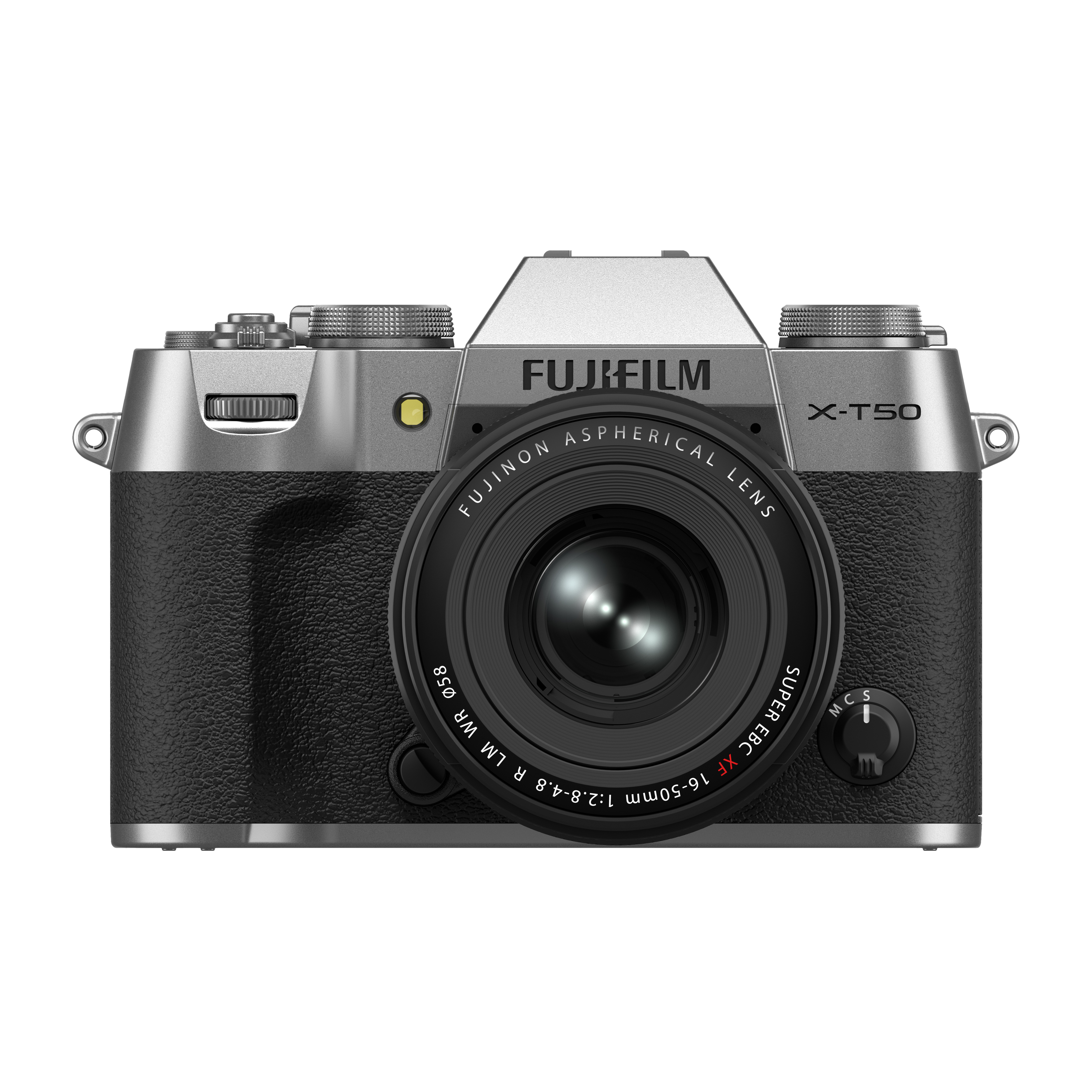 FUJIFILM X-T50 เป็นกล้องดิจิตอล ดีไซน์ขนาดกะทัดรัดและน้ำหนักเบา ด้วยคุณสมบัติจำลองฟิล์มที่รวมอยู่ใน Film Dial ด้านบน สามารถสลับระหว่างโทนสีที่หลากหลายได้อย่างง่ายดาย ช่วยสร้างสรรค์ภาพถ่ายที่โดดเด่นด้วยอรรถรสแบบมืออาชีพอีกด้วย