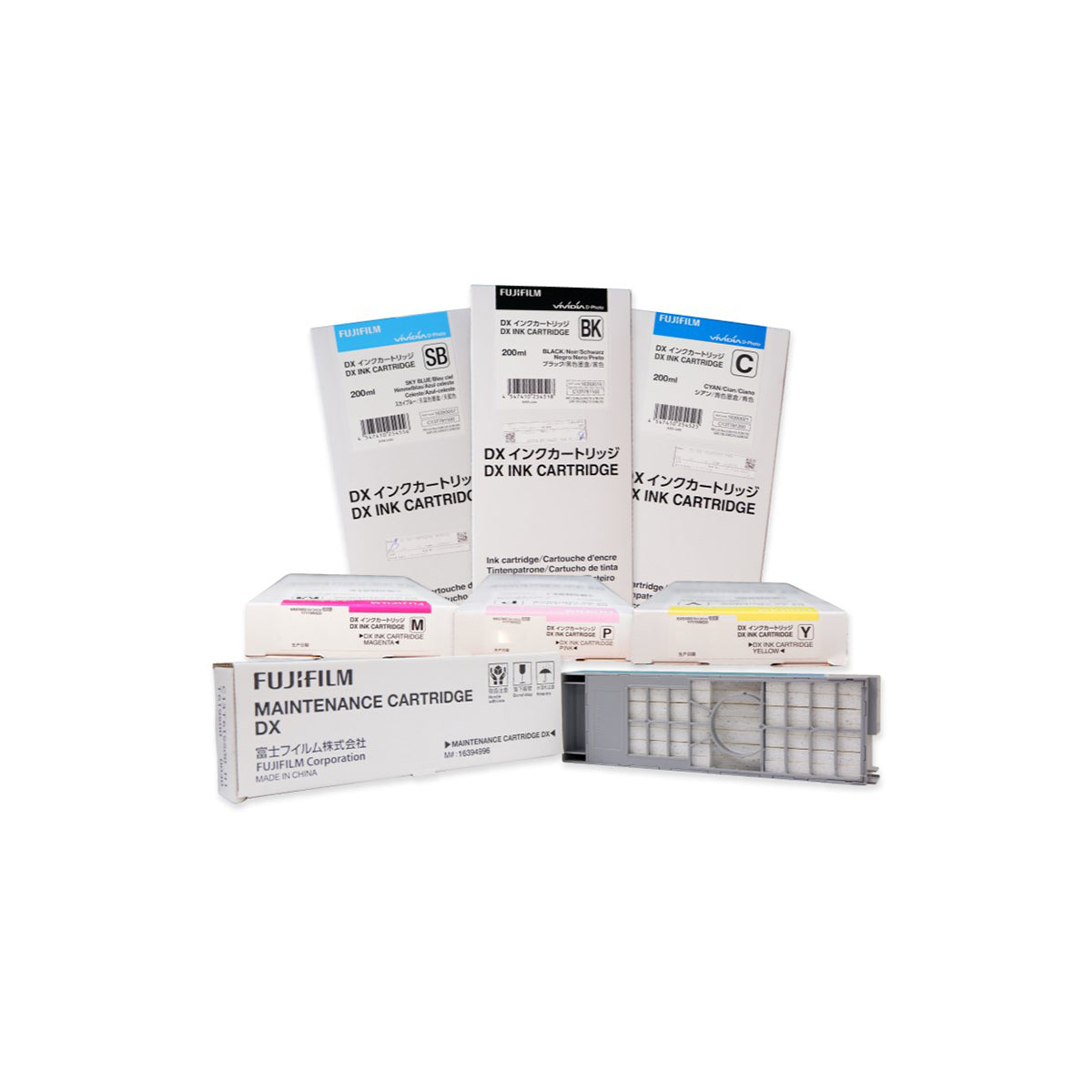 Ink and ink absorber DX-100