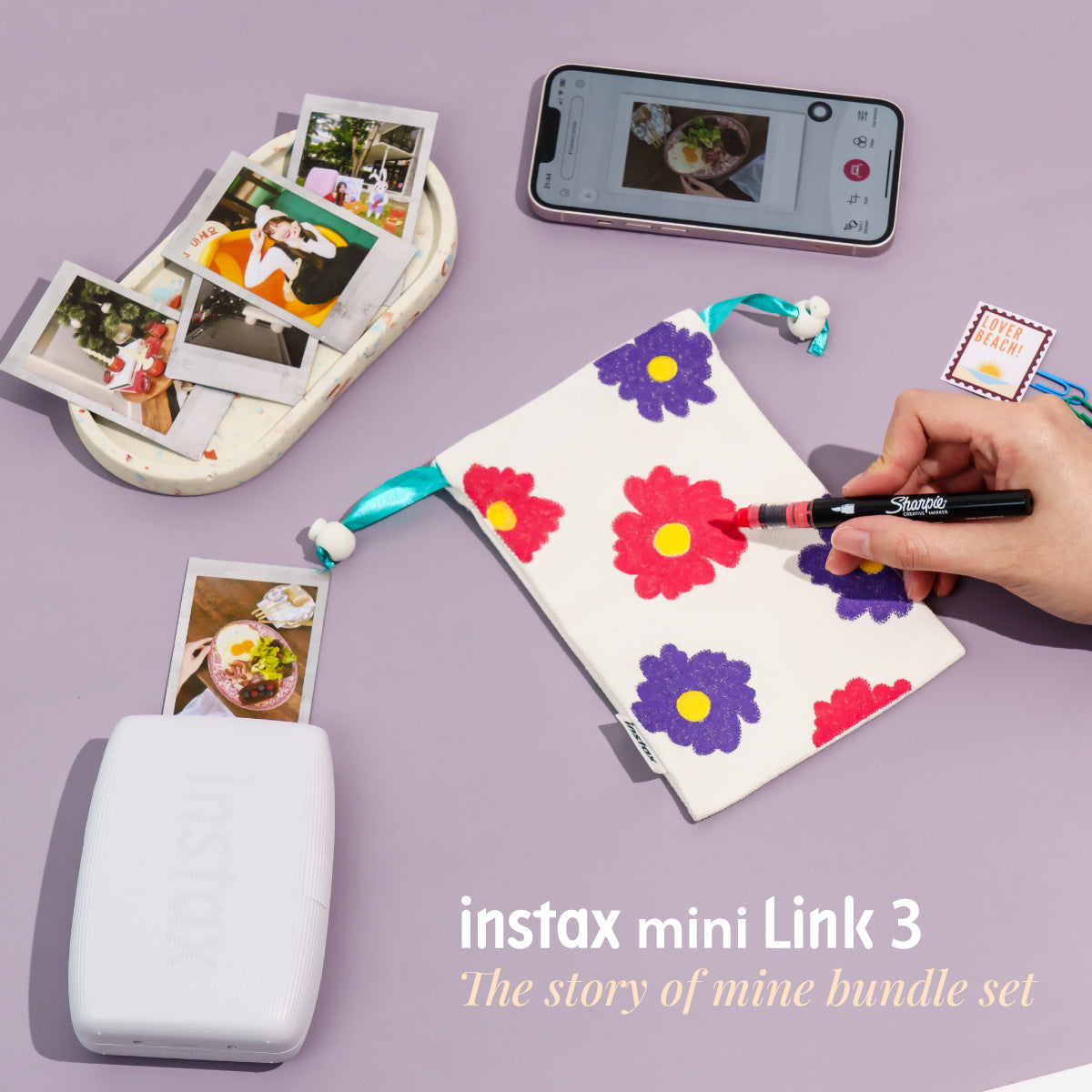 instax mini Link 3 bundle set