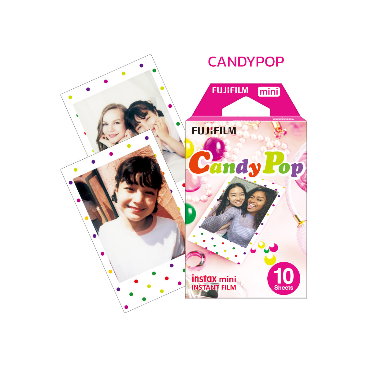 Instax Color Mini Film - Color film, patterned film for INSTAX MINI cameras