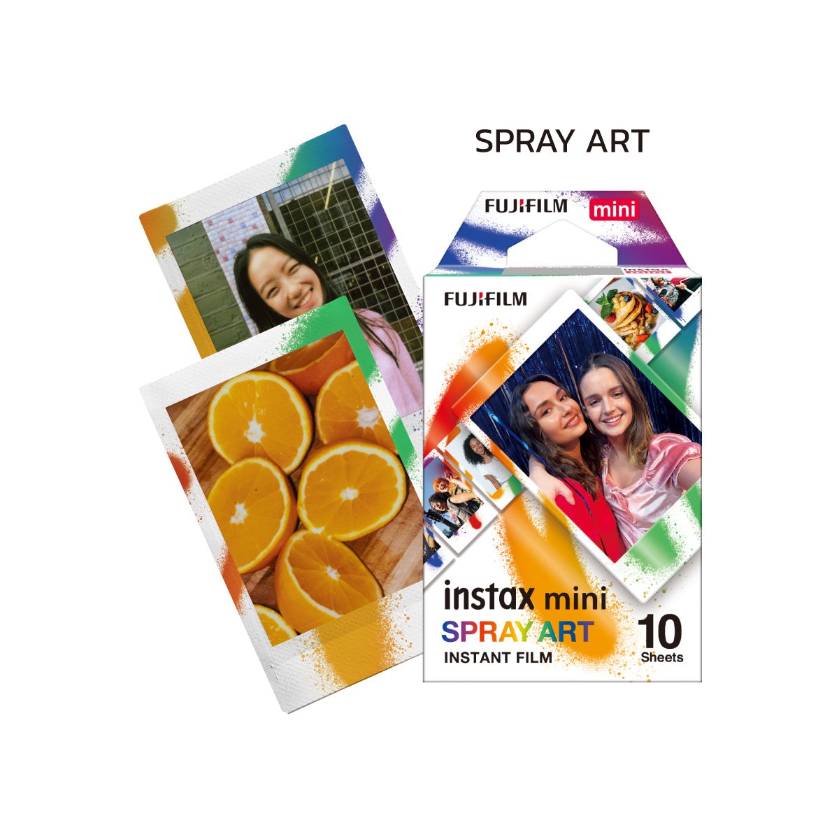 Instax Color Mini Film - Color film, patterned film for INSTAX MINI cameras