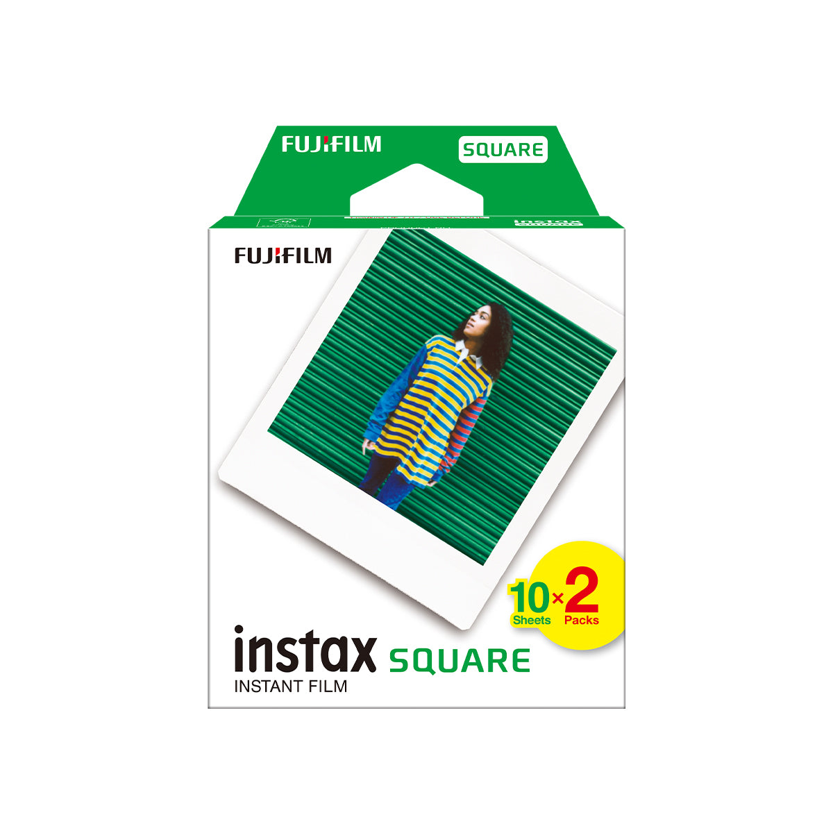 instax SQUARE film - white edge (double pack)