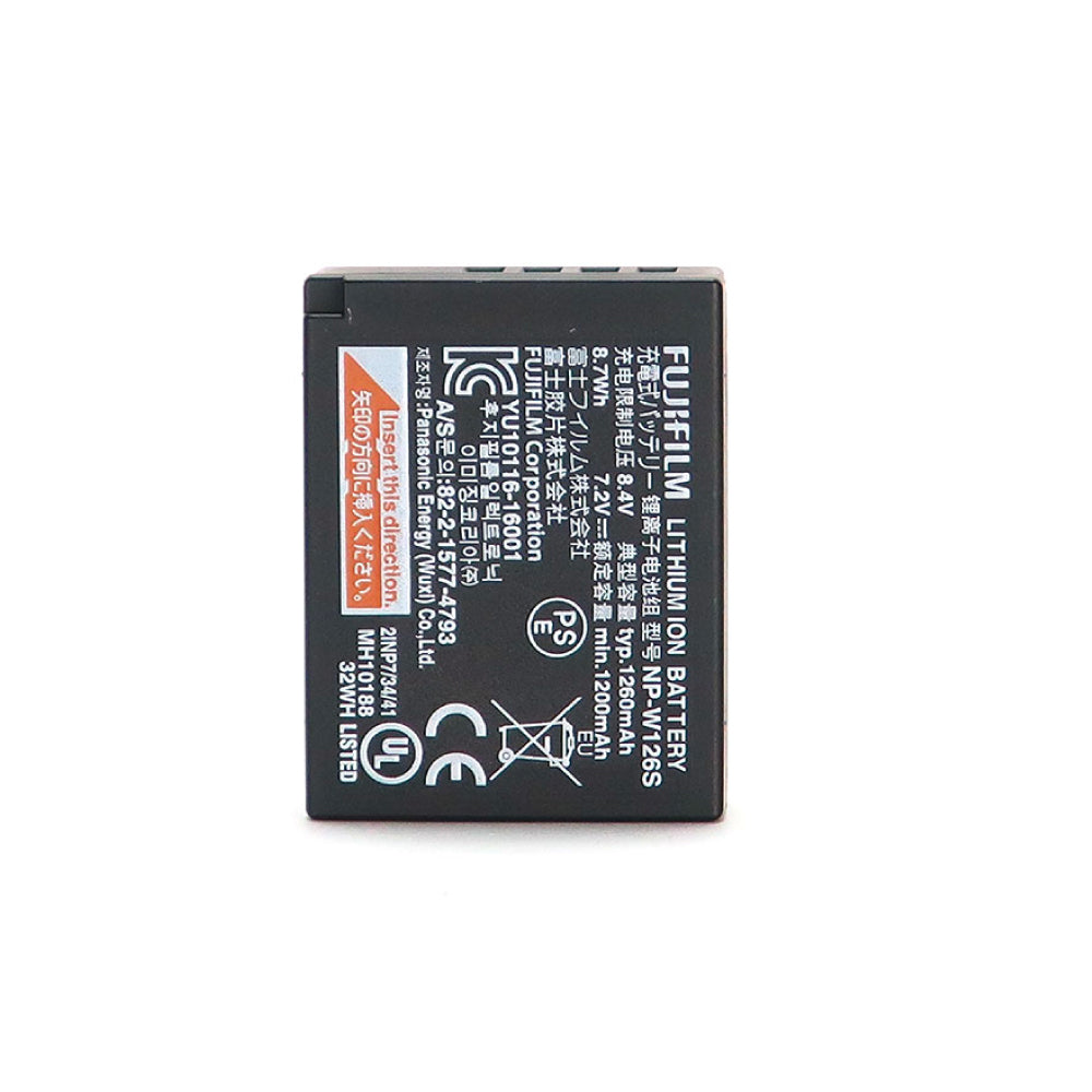 富士フイルム　NP-W126S【純正】 当店1年保証】FUJIFILM NP-W126S フジフィルム 純正 Li-ion リチウム