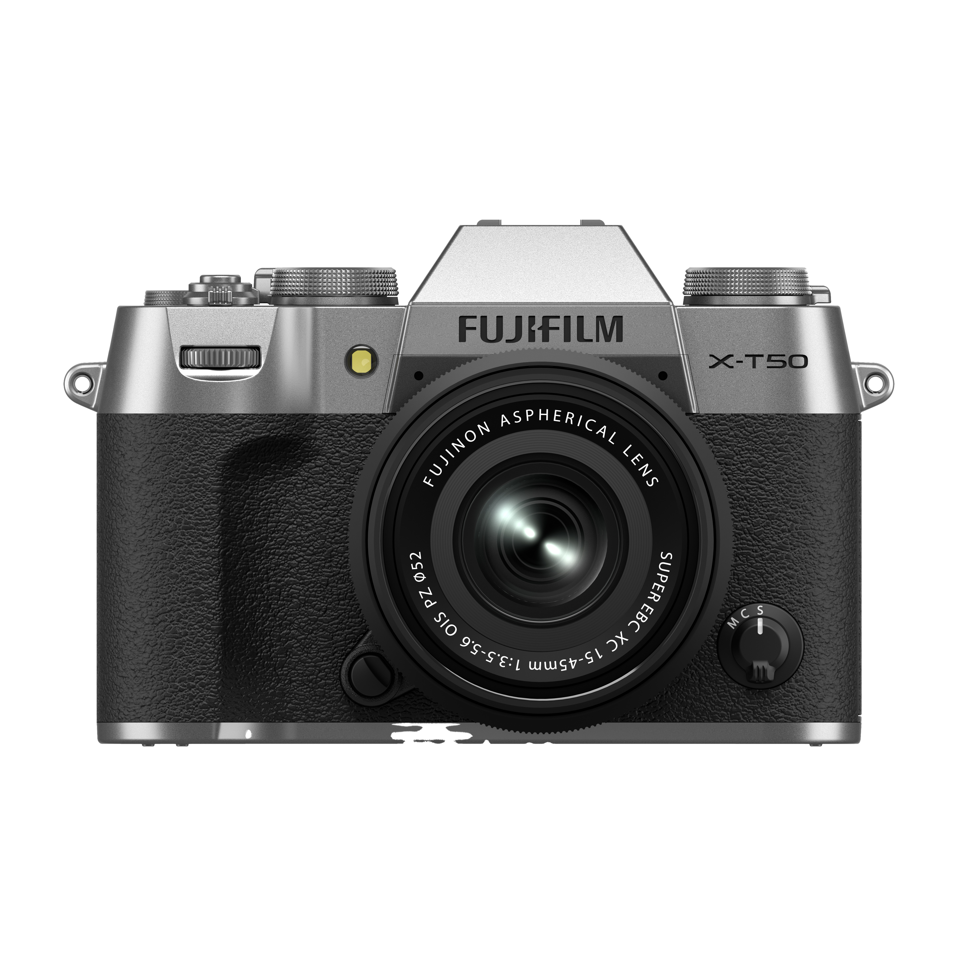 FUJIFILM X-T50 เป็นกล้องดิจิตอล ดีไซน์ขนาดกะทัดรัดและน้ำหนักเบา ด้วยคุณสมบัติจำลองฟิล์มที่รวมอยู่ใน Film Dial ด้านบน สามารถสลับระหว่างโทนสีที่หลากหลายได้อย่างง่ายดาย ช่วยสร้างสรรค์ภาพถ่ายที่โดดเด่นด้วยอรรถรสแบบมืออาชีพอีกด้วย