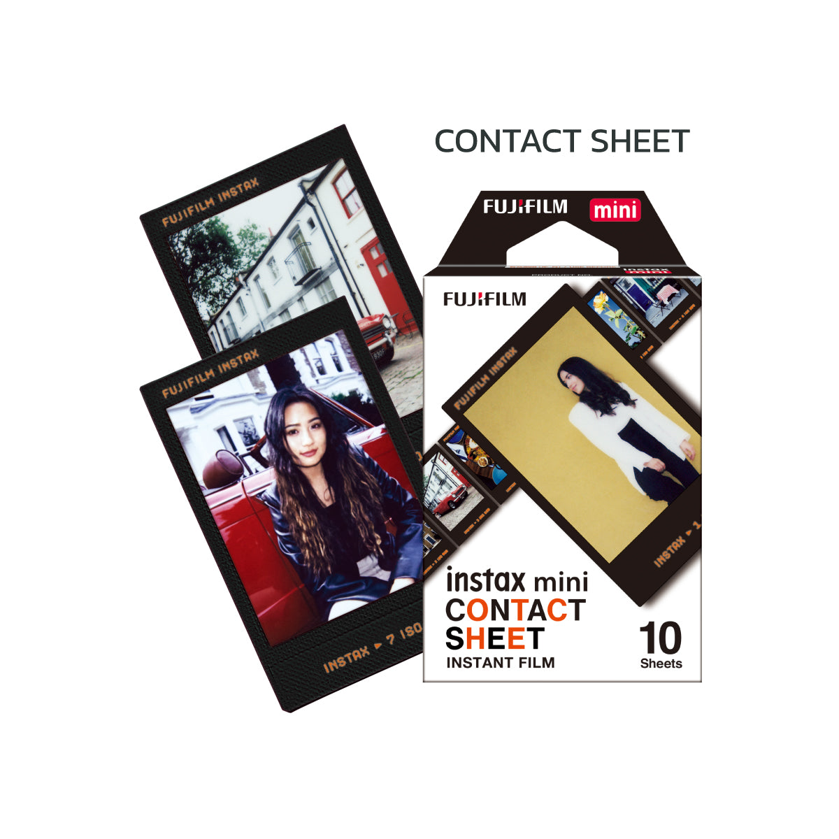 Instax Color Mini Film - Color film, patterned film for INSTAX MINI cameras