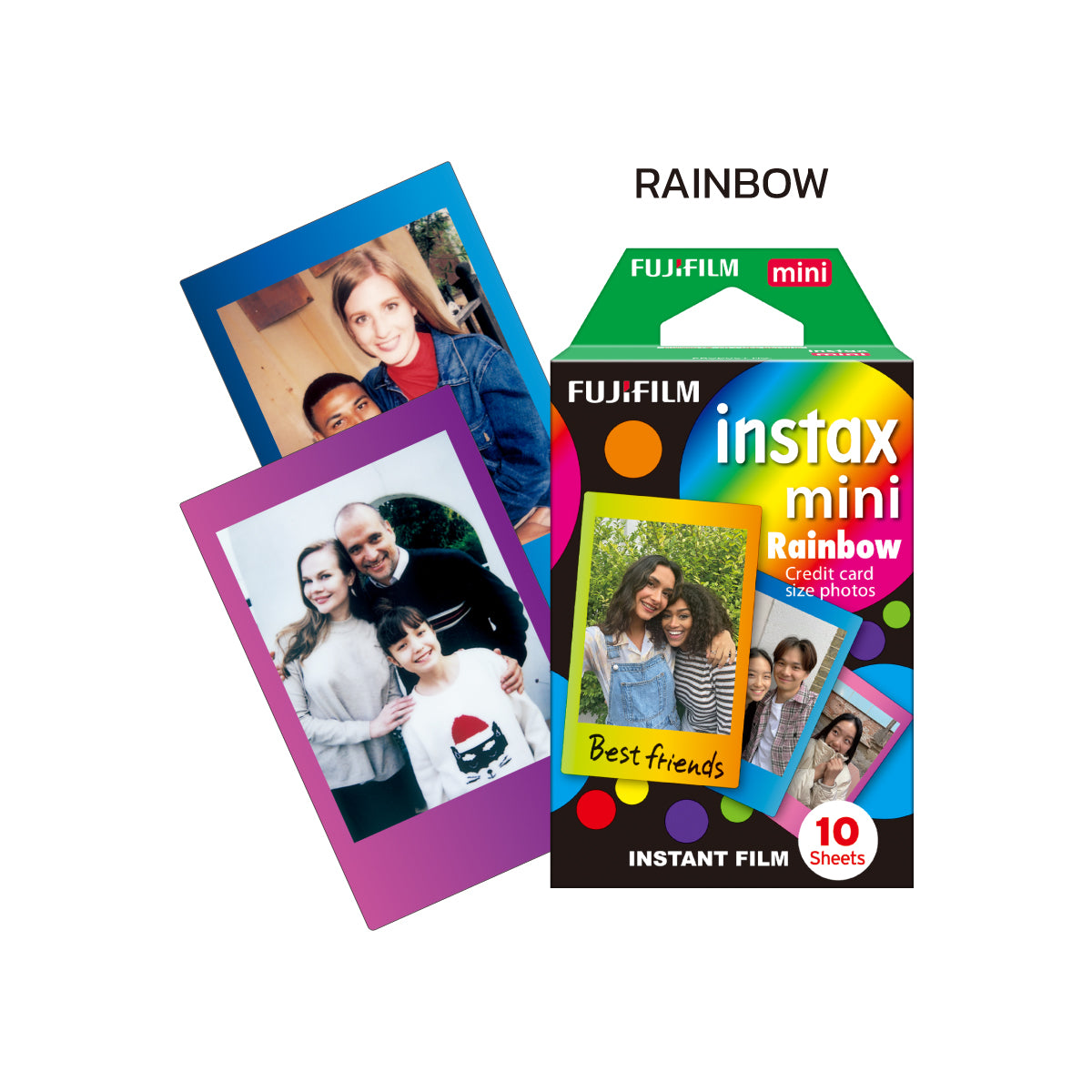 Instax Color Mini Film - Color film, patterned film for INSTAX MINI cameras